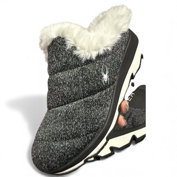 Spyder Womens Shoes US Size 8.5 Conway Slip On Black Heather New - Picture 4 of 8